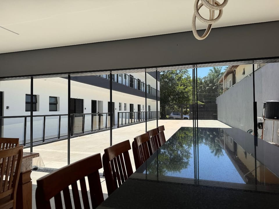 Property building, Inner courtyard view, kitchen