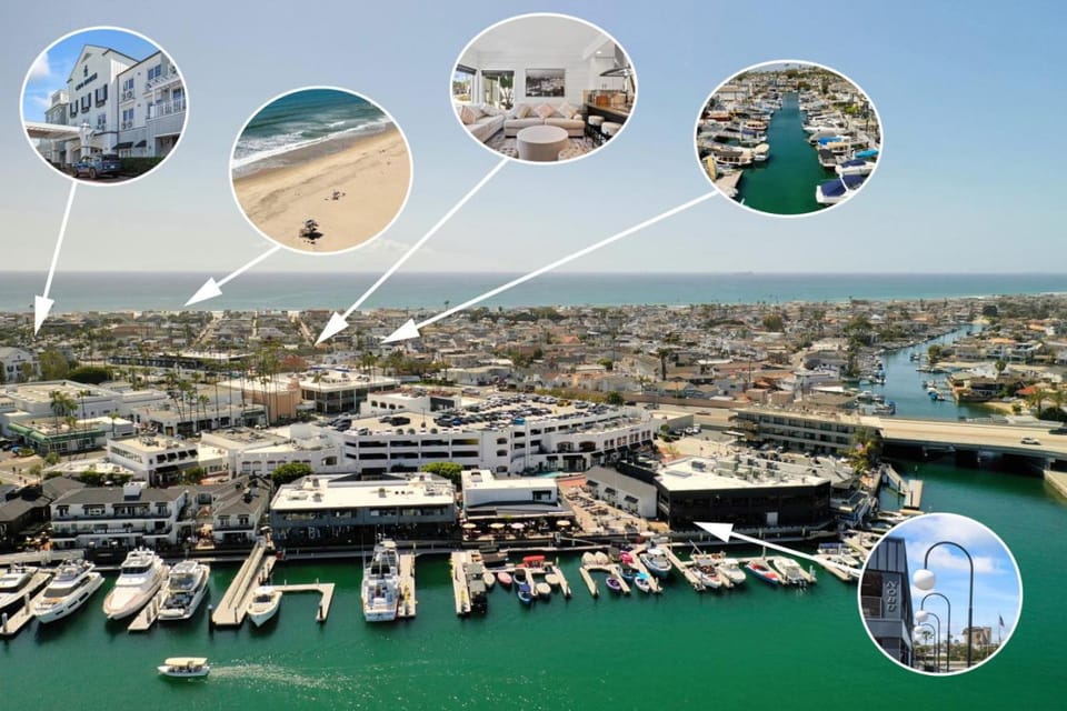 Steps to Lido Village and the Marina Heart of Lido Island WITH PARKING House in Balboa Peninsula