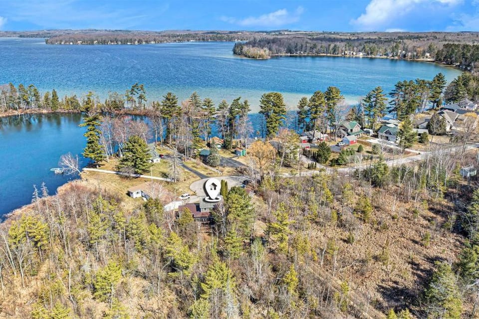 Natural landscape, Bird's eye view, Lake view