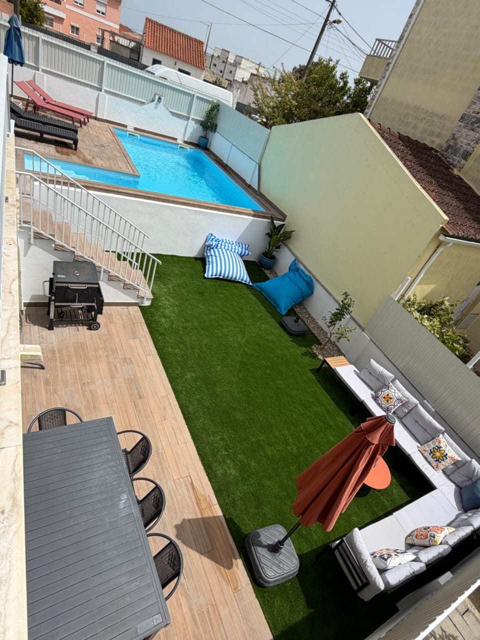 Patio, Day, View (from property/room), Balcony/Terrace, Pool view, Swimming pool, sunbed
