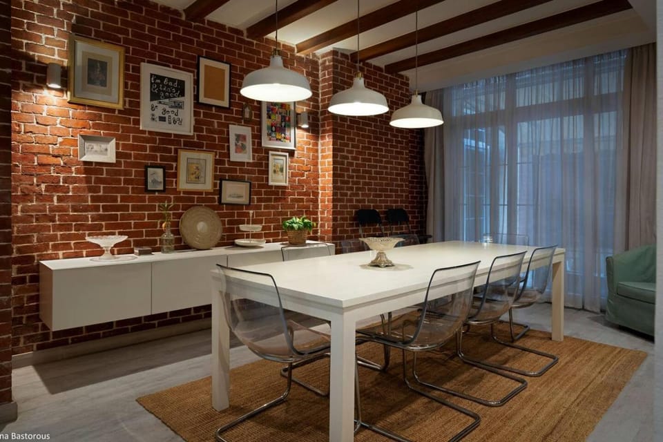 Living room, Seating area, Dining area