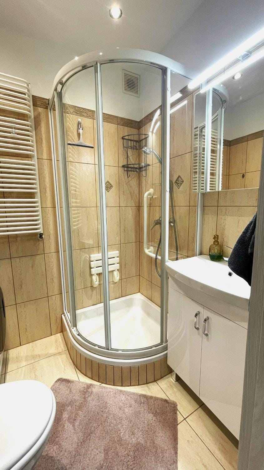 Shower, Bathroom, towels