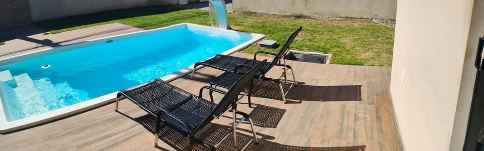 Pool view, Swimming pool, sunbed