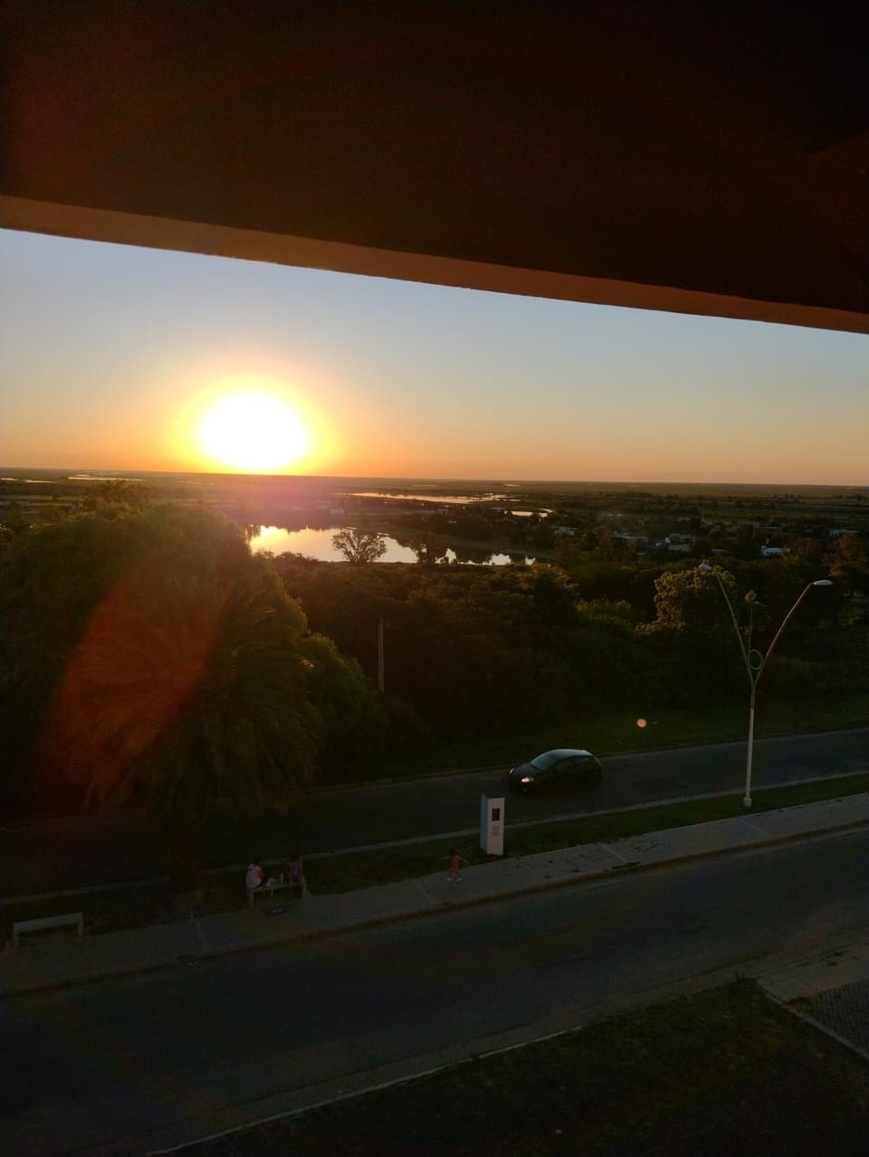 Natural landscape, River view, Sunset