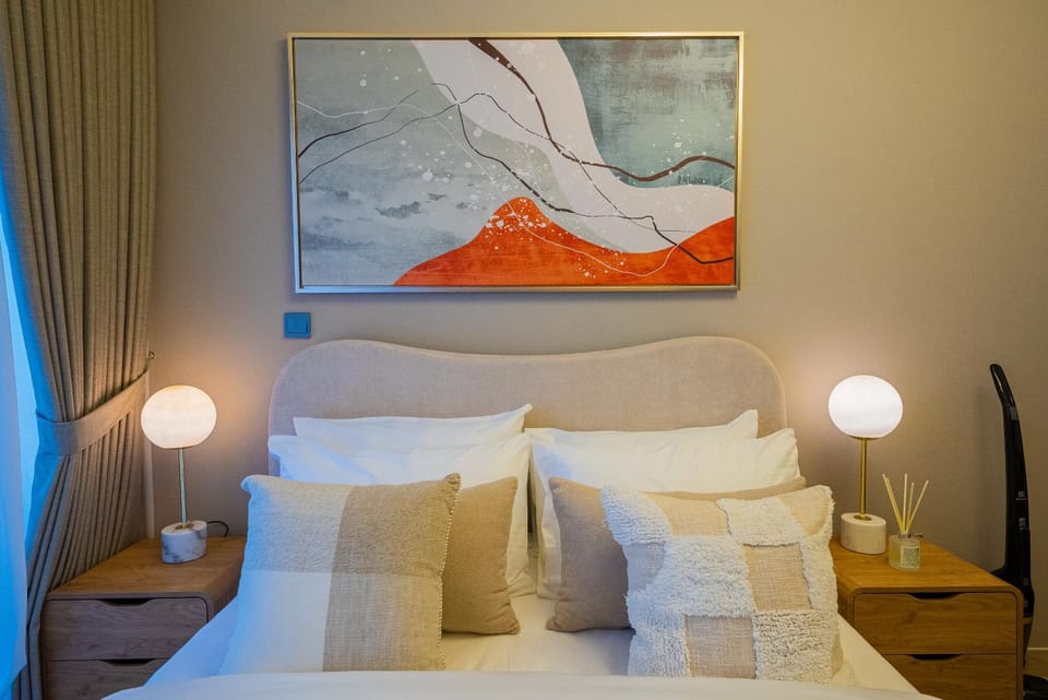 Bed, Decorative detail, Bedroom