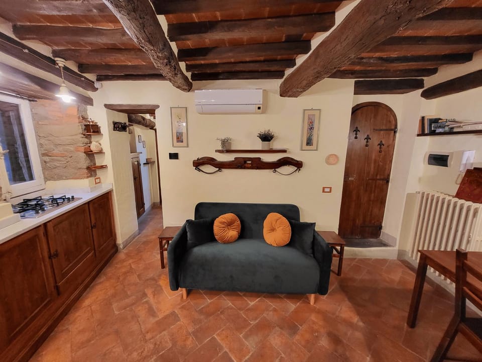 Living room, air conditioner