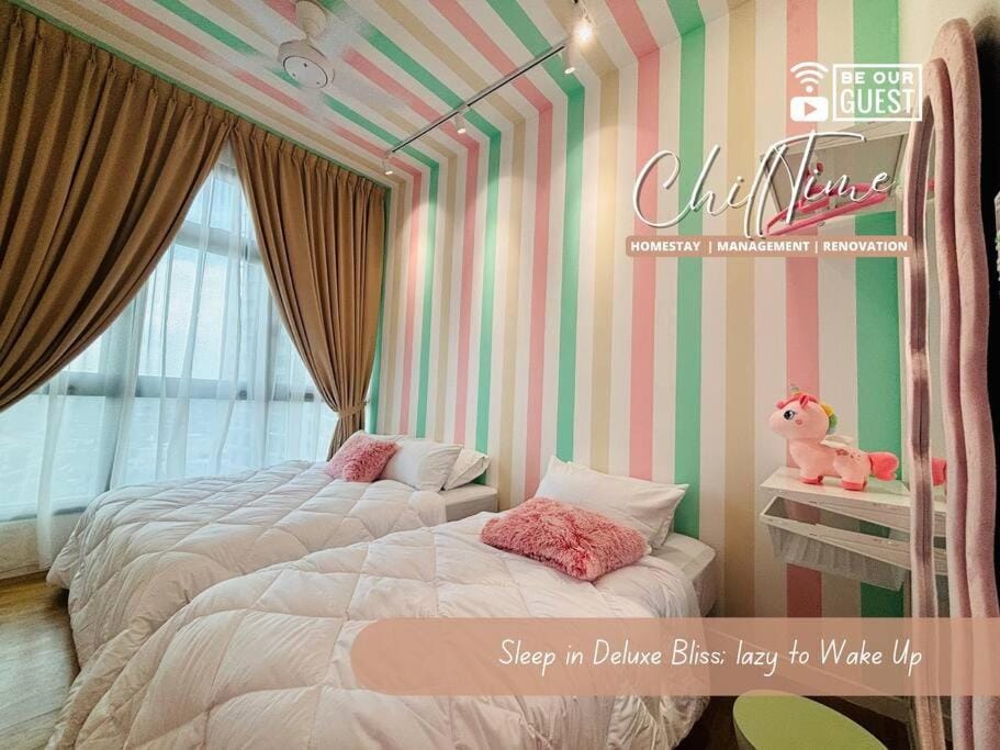 Paradigm Residence Above Paradigm Mall FREE 5G WiFi Netflix Pool by ChillTime Homestay Apartment in Johor Bahru