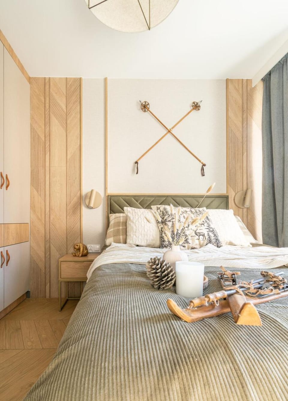 Bed, Photo of the whole room, Bedroom, wardrobe