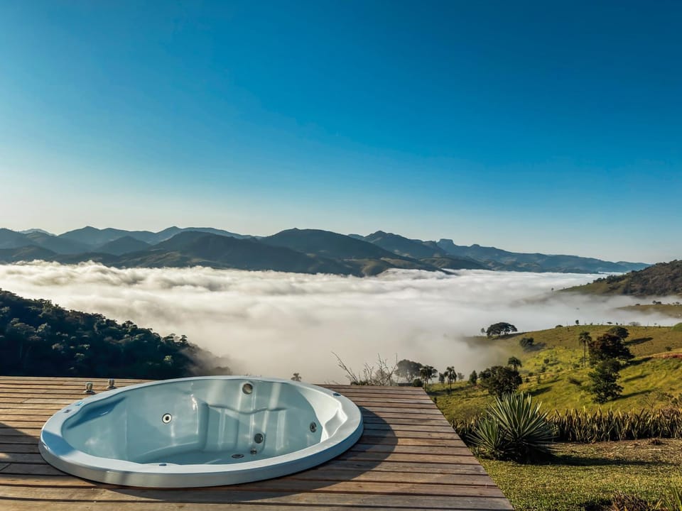 Hot Tub, Mountain view, Open Air Bath