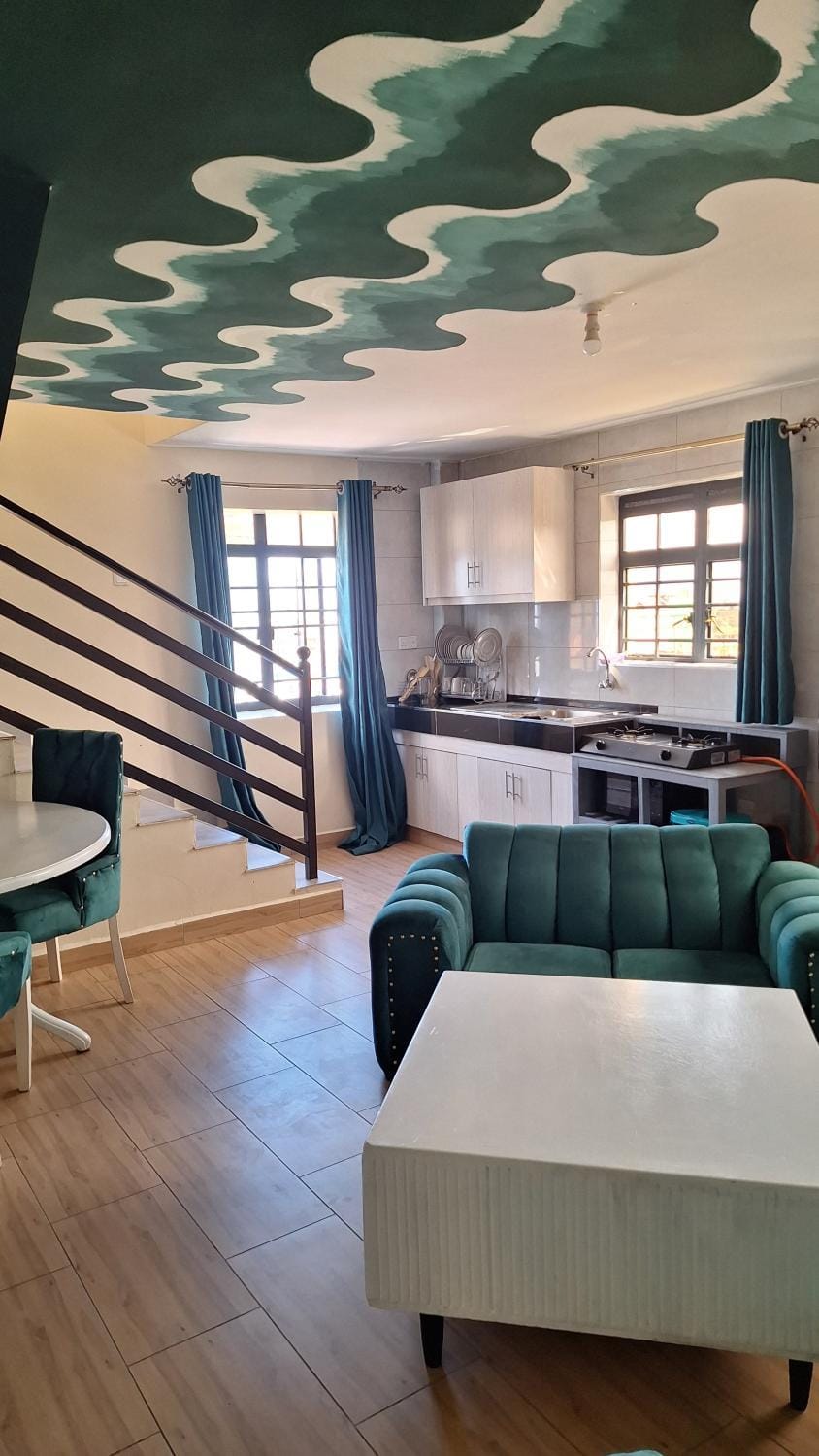 The Green Loft - Juja's 1BR Duplex Retreat Apartment in Kenya