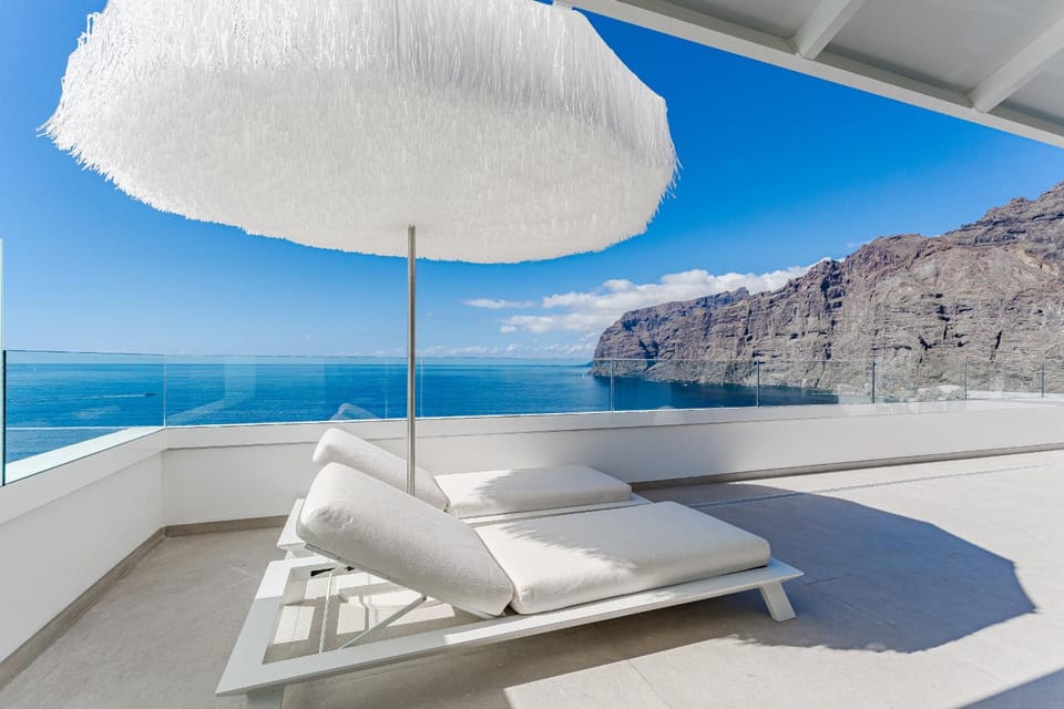 Day, Natural landscape, Solarium, View (from property/room), Balcony/Terrace, Mountain view, Sea view, Sea view, sunbed