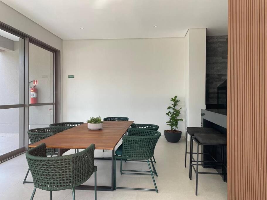 Novo studio Haus Mitre 1015 metrô Brooklin Apartment in Sao Paulo City