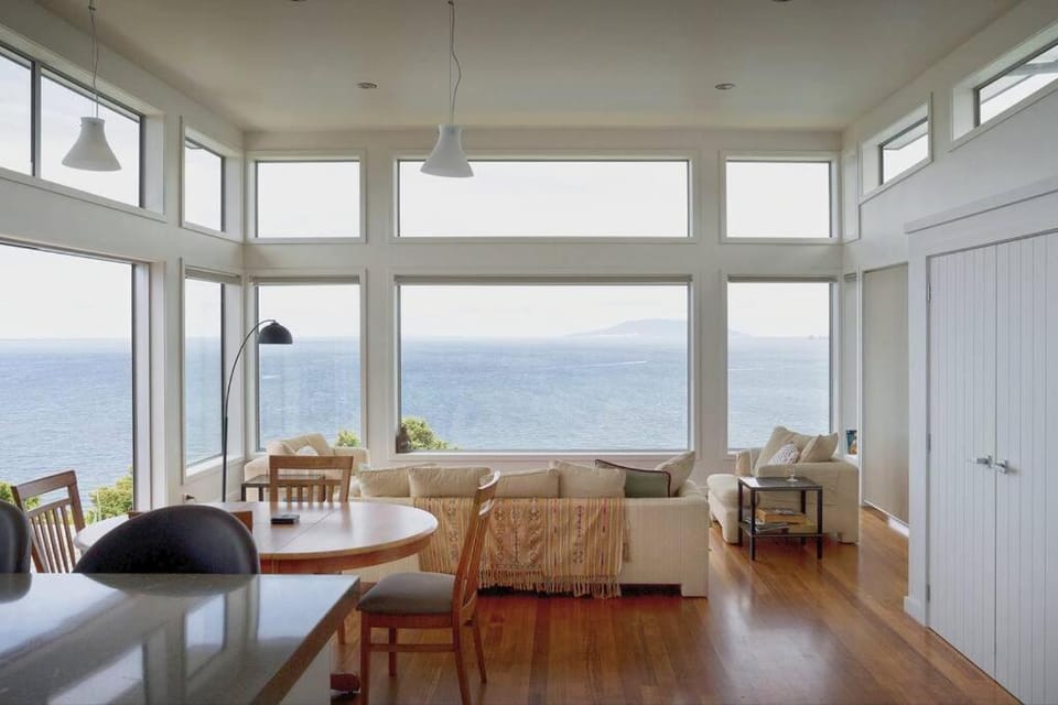 Natural landscape, Living room, Sea view