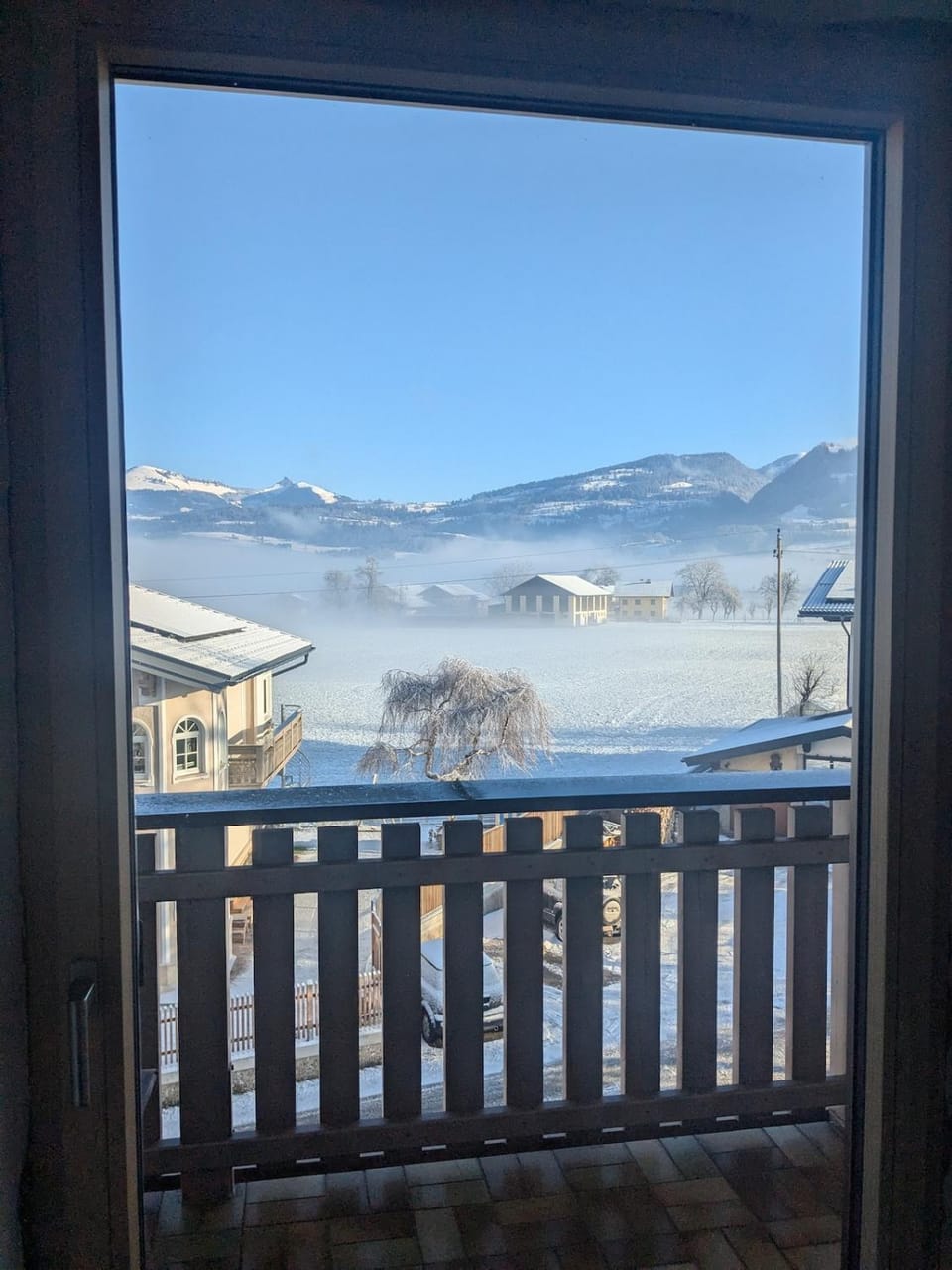 Winter, View (from property/room), Balcony/Terrace