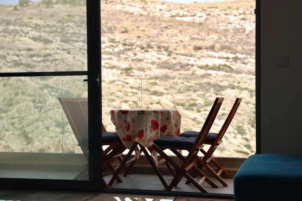 Natural landscape, View (from property/room), Living room, Seating area, Dining area, Mountain view