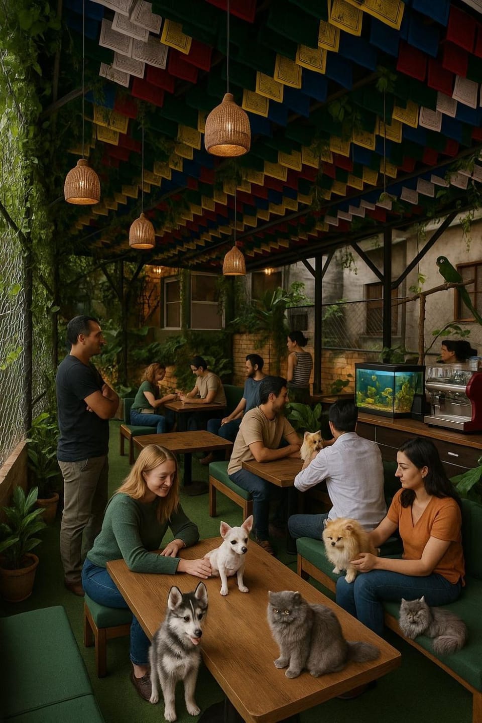 Restaurant/places to eat, Seating area, Pets