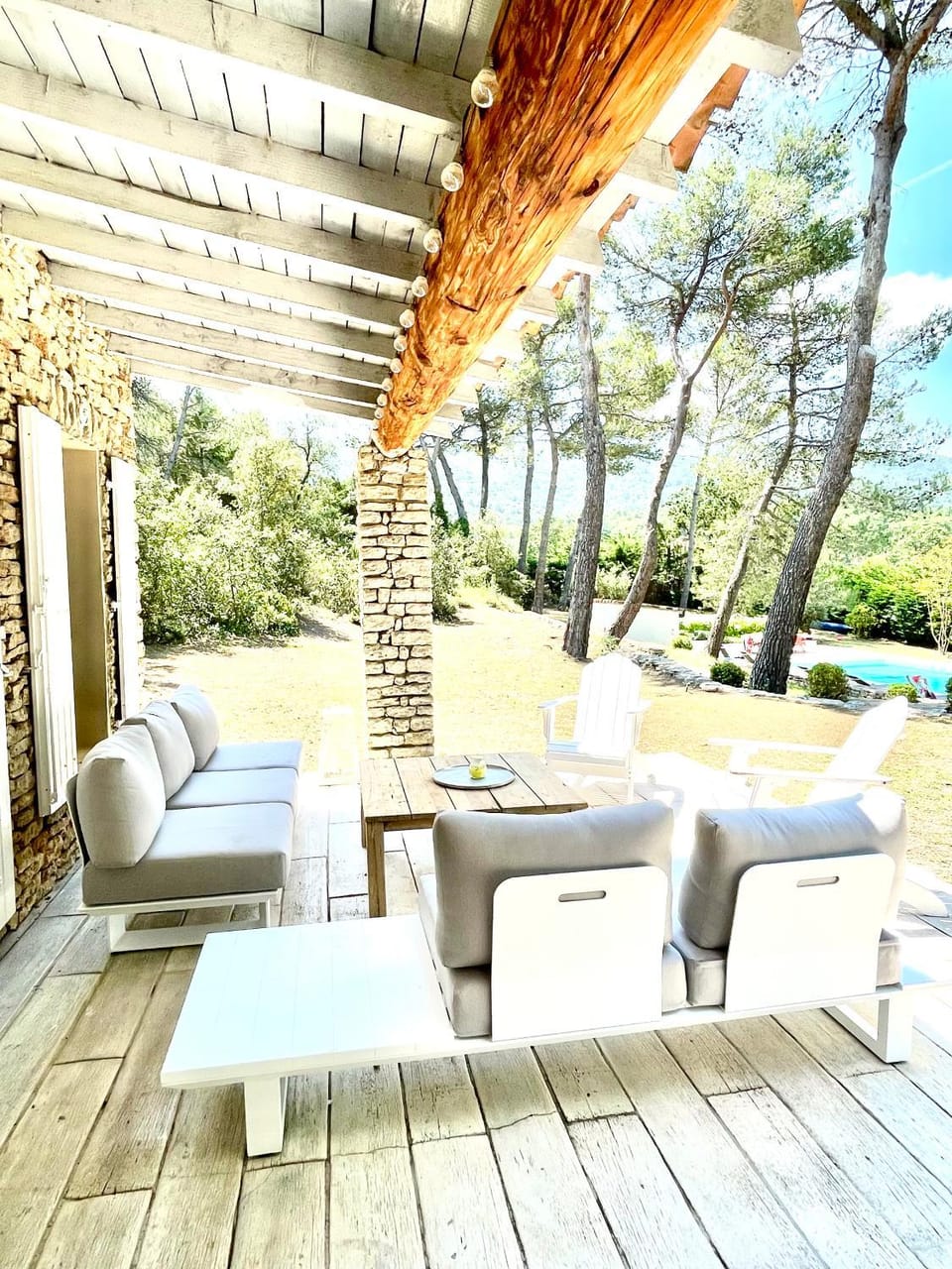 Patio, Natural landscape, Garden, View (from property/room), Balcony/Terrace, Living room, Garden view