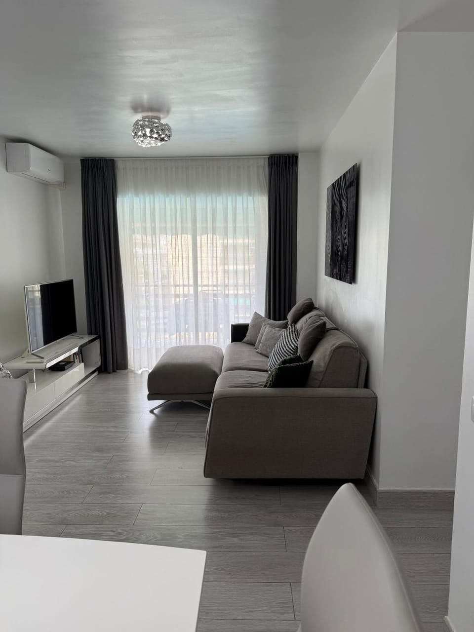 Living room, air conditioner