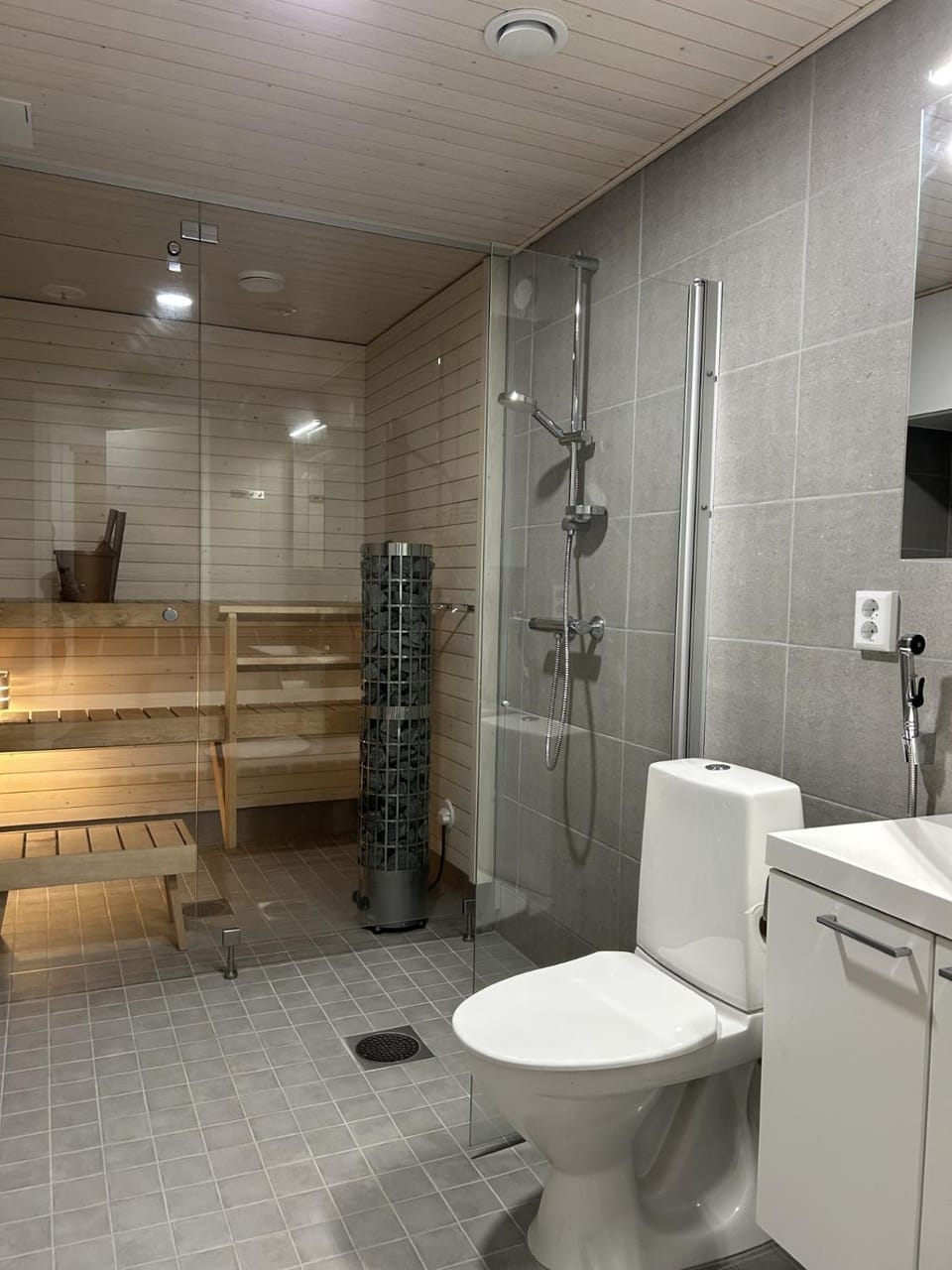 Shower, Toilet, Sauna, Bathroom