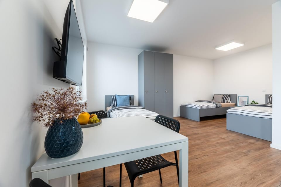 TV and multimedia, Kitchen or kitchenette, Living room, Bedroom