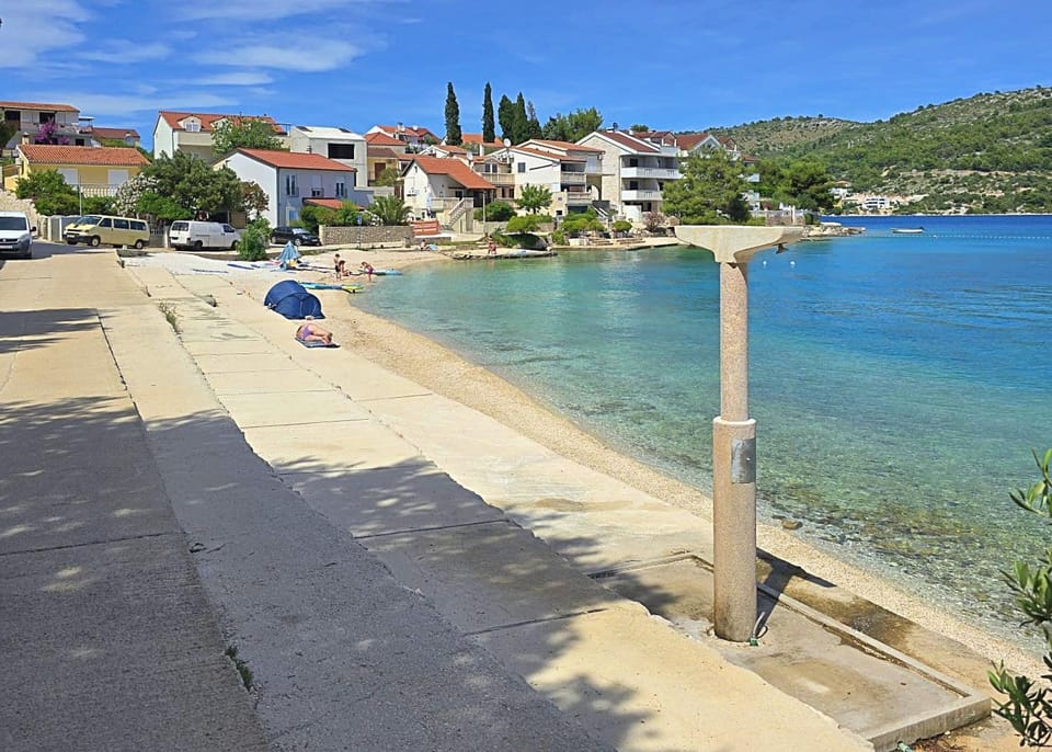 Shower, Beach
