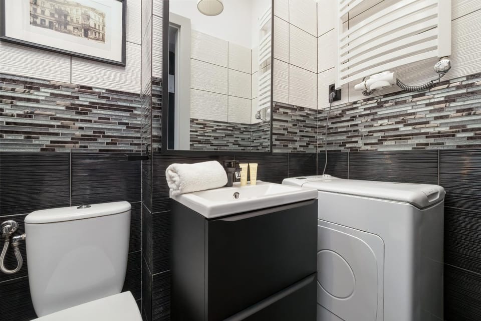 Toilet, washing machine