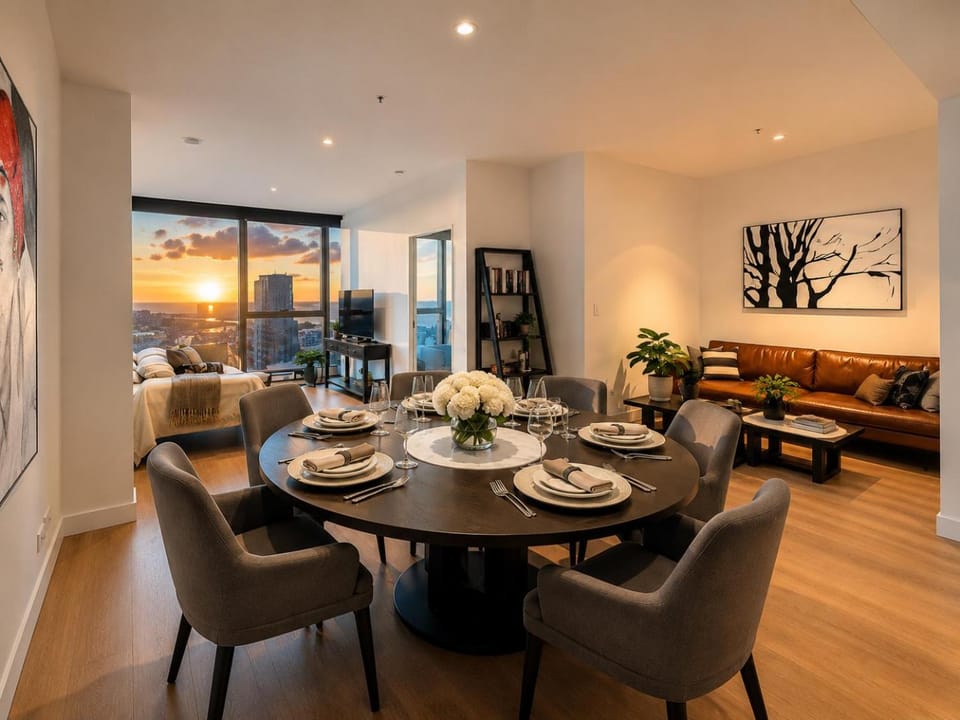Living room, Dining area