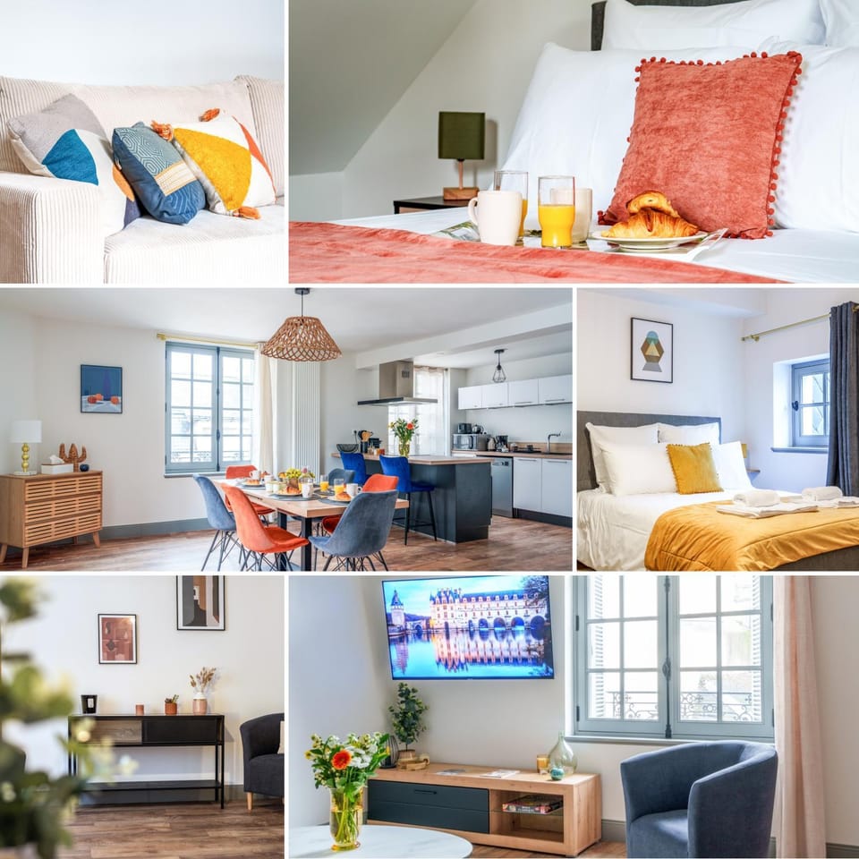 Living room, Dining area, Bedroom
