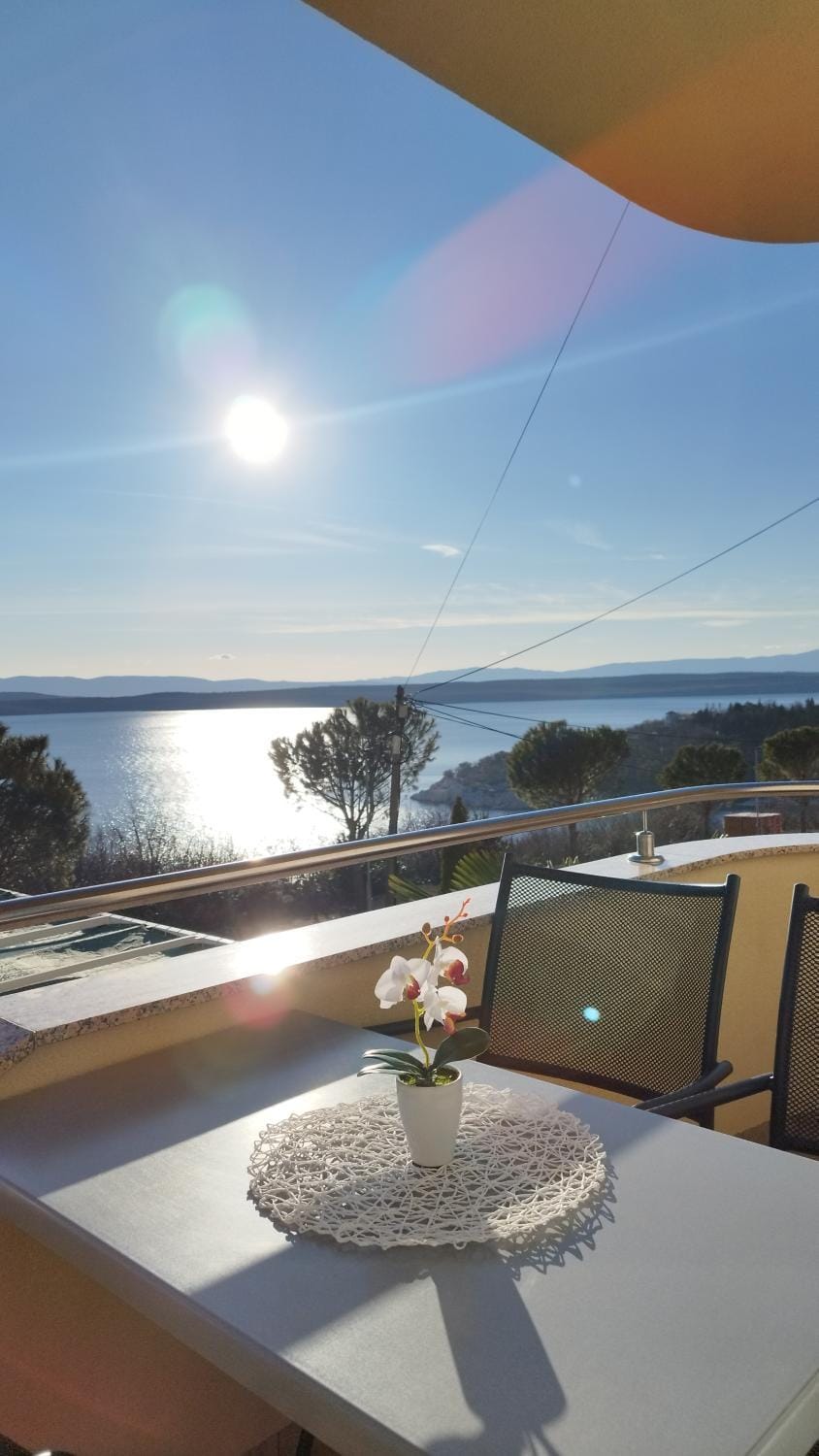 View (from property/room), Balcony/Terrace, Sea view