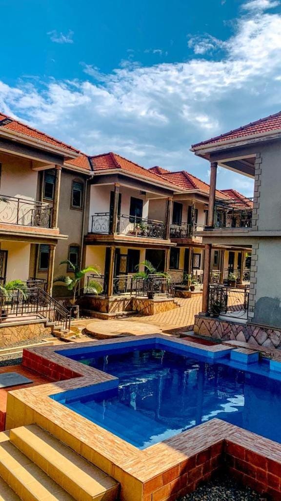 Property building, Pool view, Swimming pool