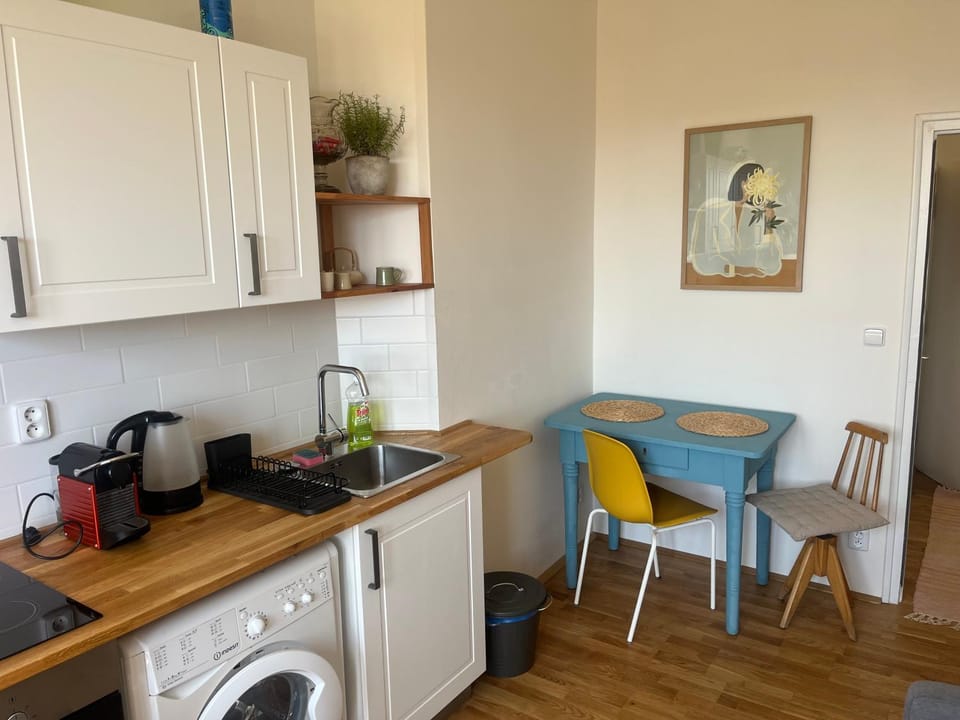 Stylový a slunný byt s uměleckým nádechem v blízkosti centra Apartment in Prague