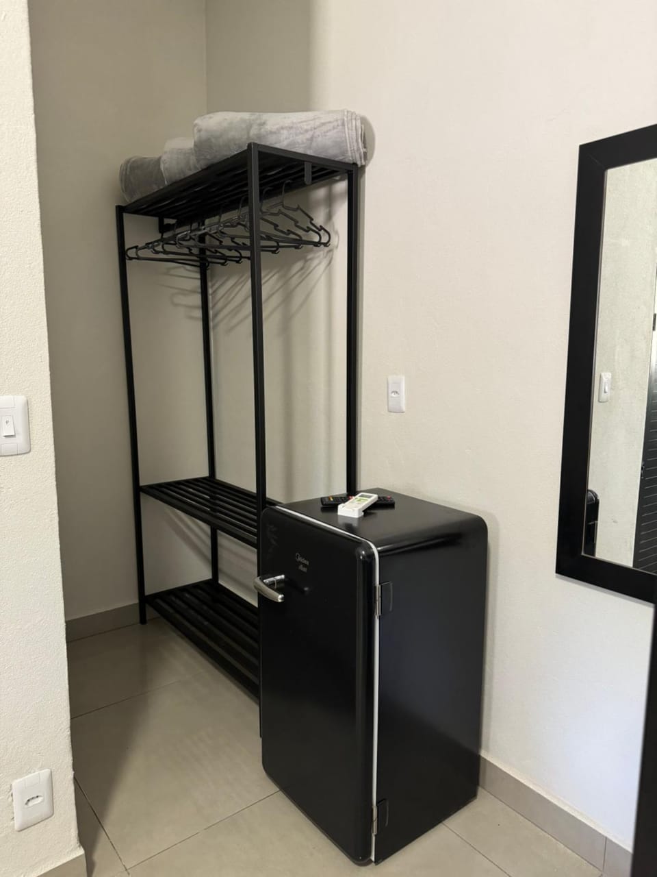bunk bed, minibar, wardrobe