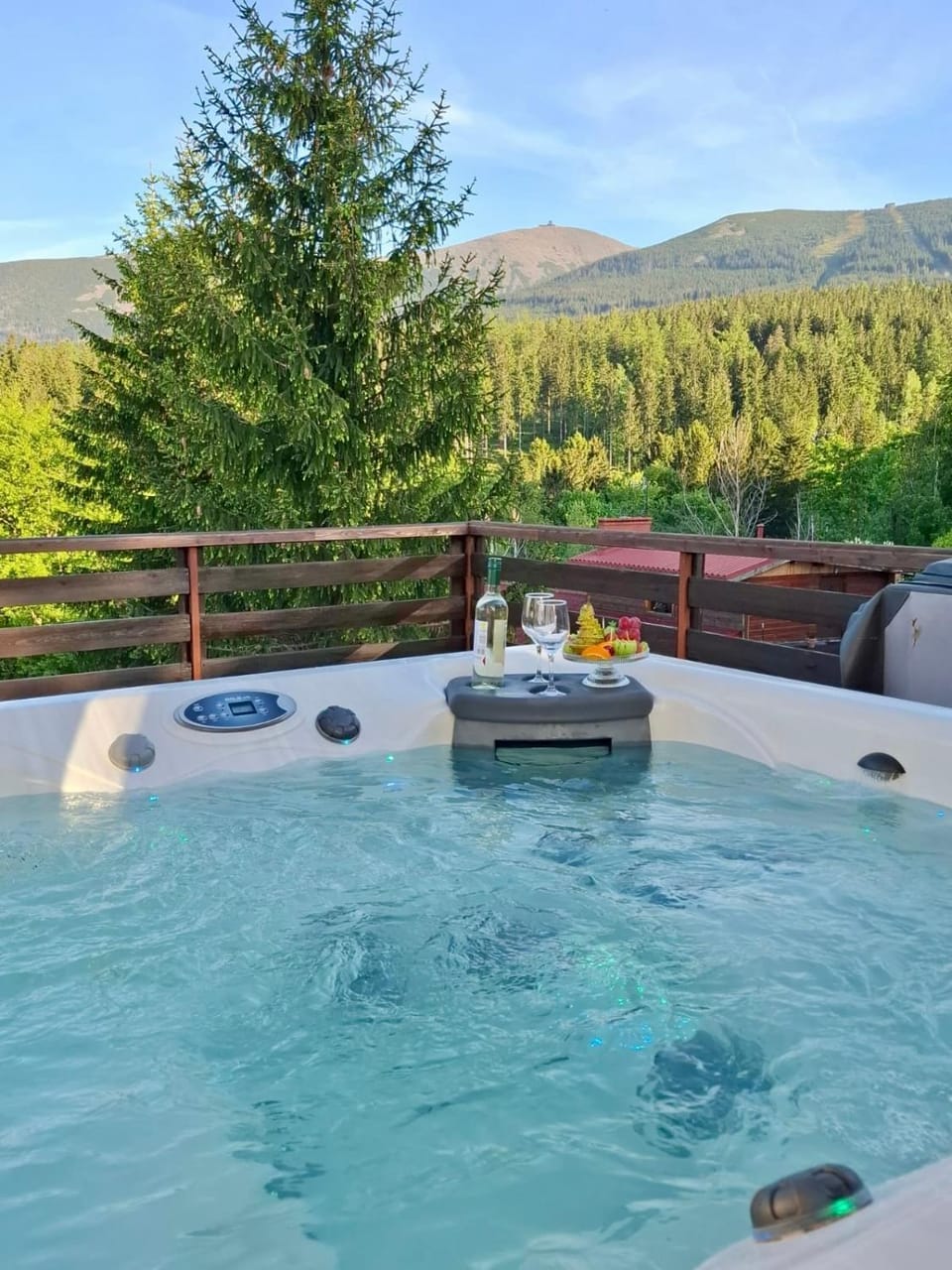 Hot Tub, Mountain view