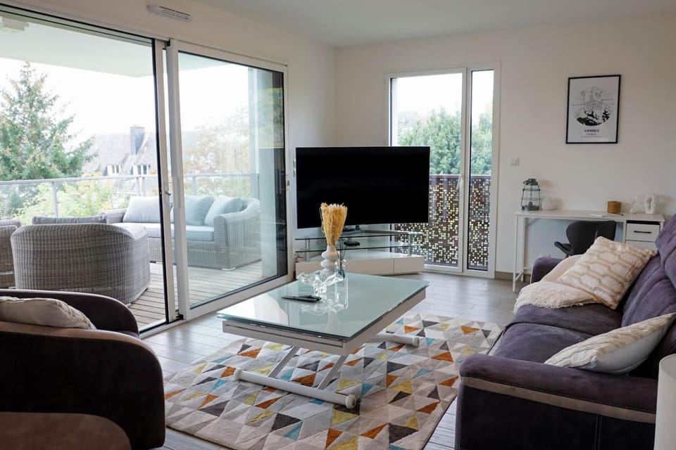 Ty koun-terrasse-2 parkings-6 personnes Apartment in Vannes