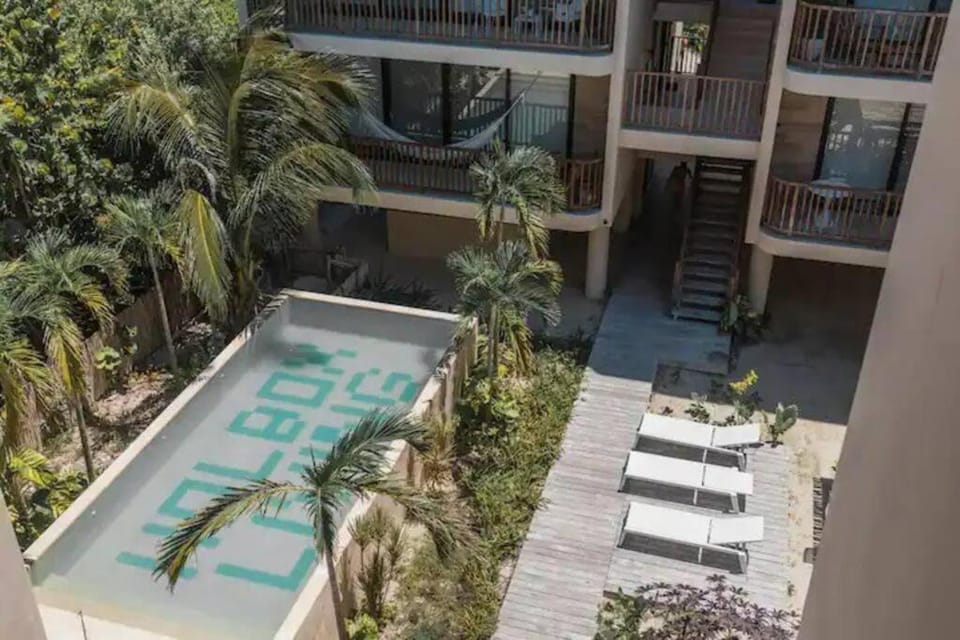 Chic Loft Steps from the Beach Apartment in State of Quintana Roo