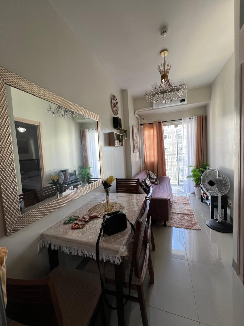Living room, Seating area, Dining area