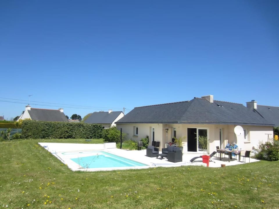 Property building, Living room, Swimming pool