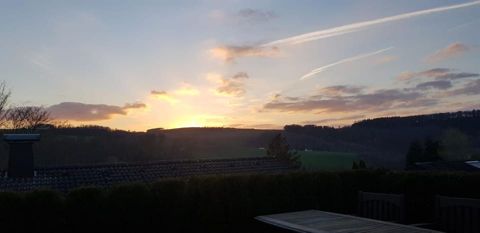 Natural landscape, Mountain view, Sunset
