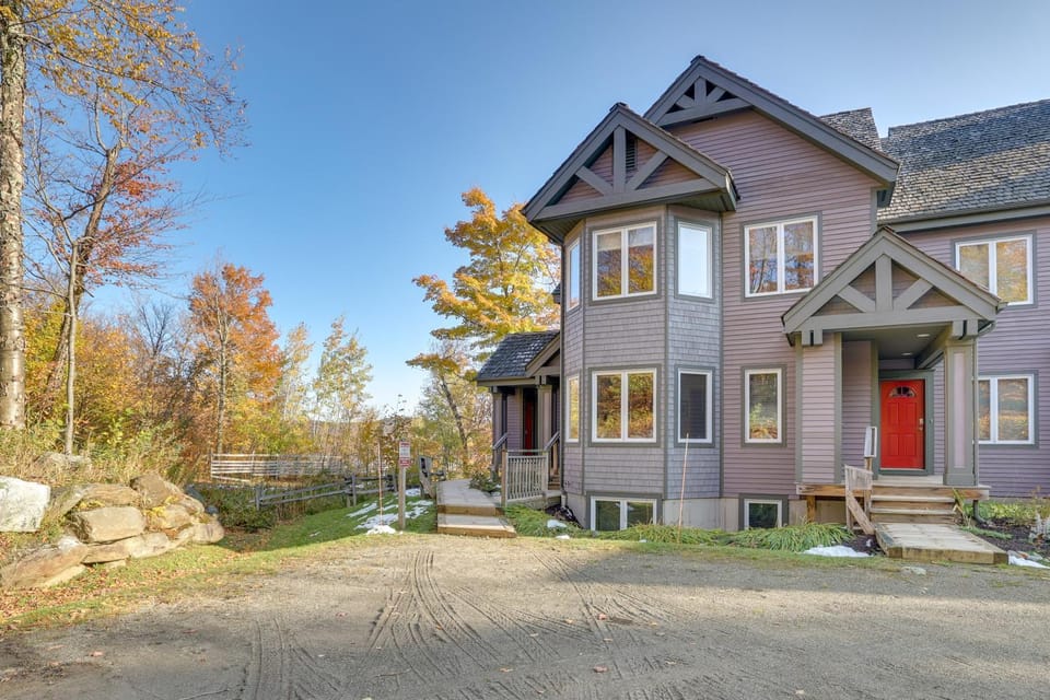 Ski-In/Ski-Out at Jay Peak Resort Condo! House in Jay