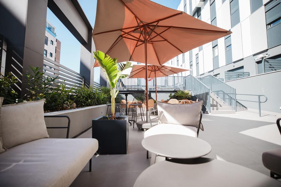 Property building, Patio