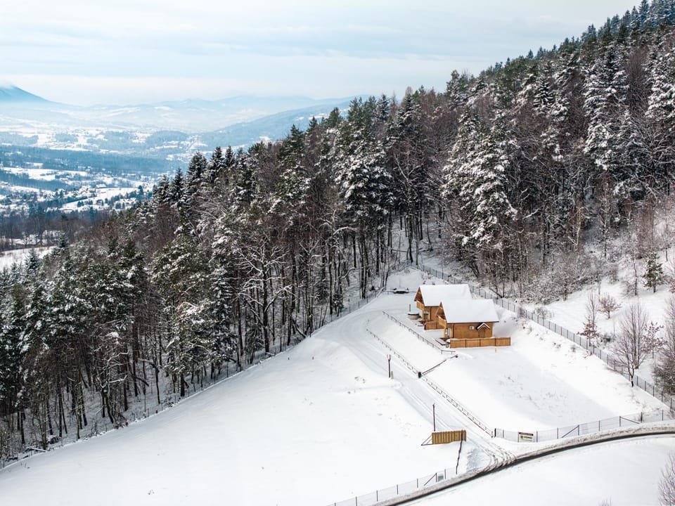 Natural landscape, Winter, Mountain view