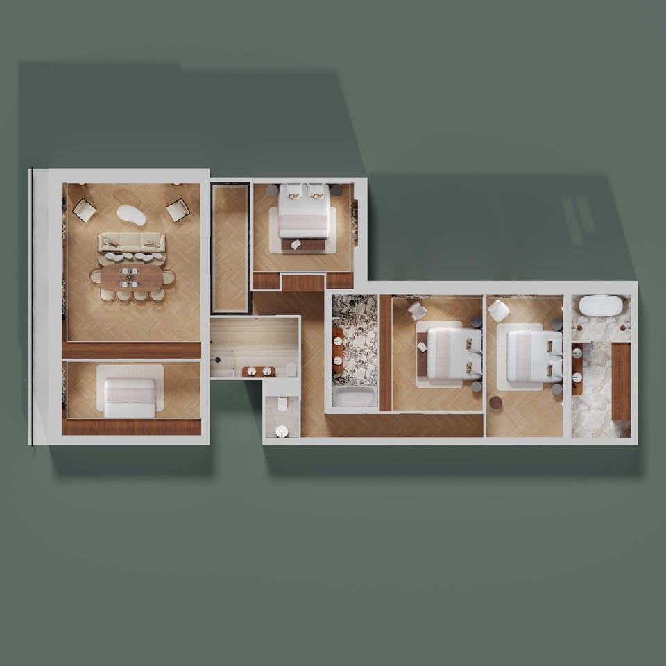 Luxury apartment - AC - 4BR- 8P - Bastille Apartment in Paris