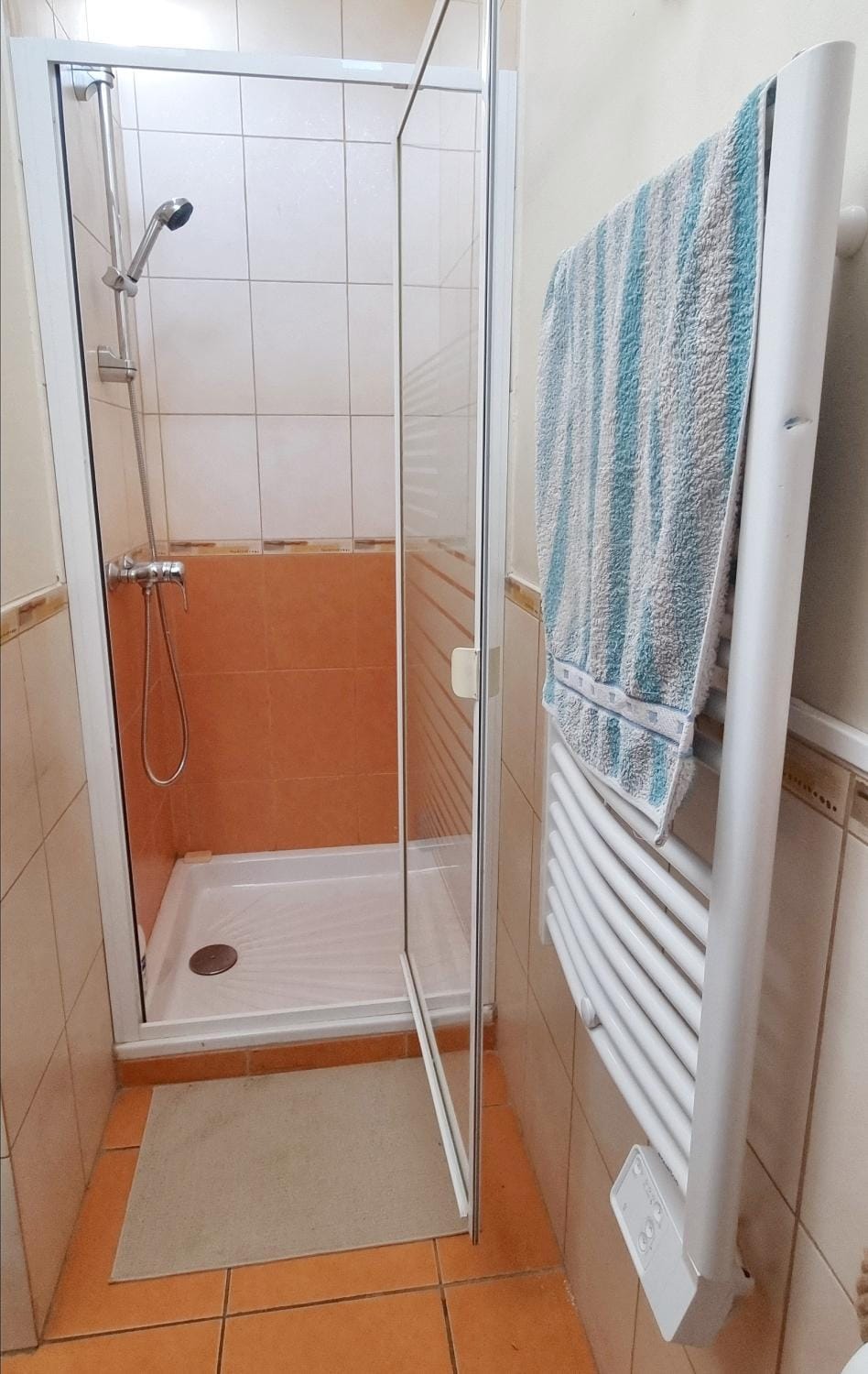 Shower, Bathroom, towels
