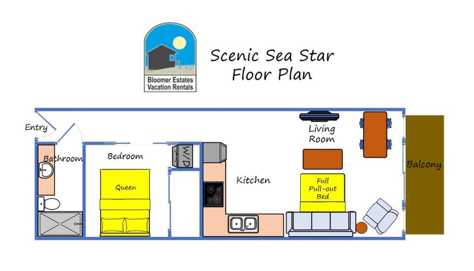 Scenic Sea Star House in Long Beach