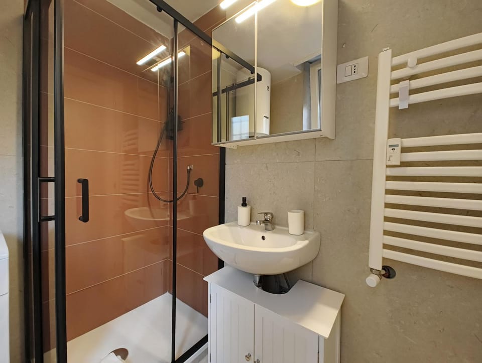 Shower, Bathroom, towels