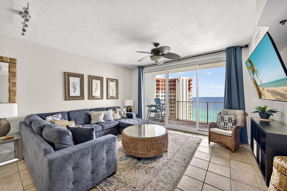 Beachfront Retreat! Spacious Resort Condo with Great Views! by Dolce Vita Getaways PCB! Apartment in Panama City Beach