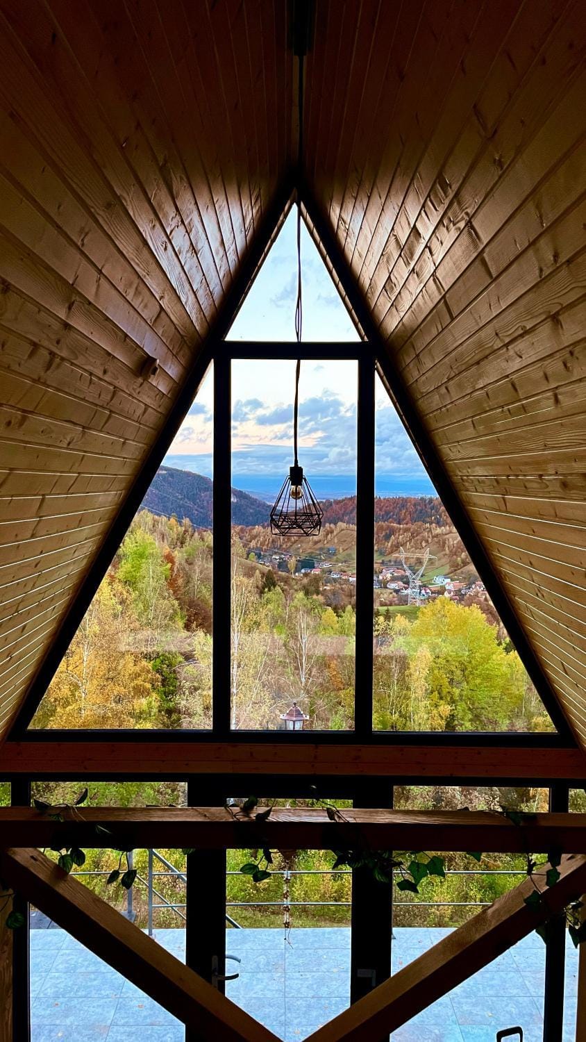 A-frame Muchia Scortii Nature lodge in Brașov County