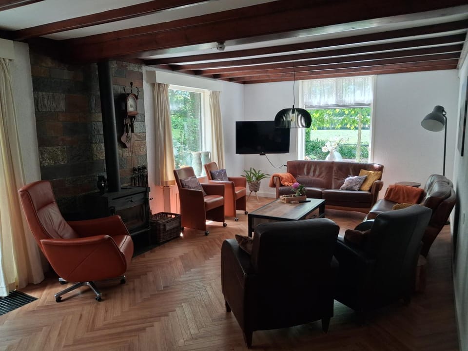 TV and multimedia, Living room, Seating area, fireplace