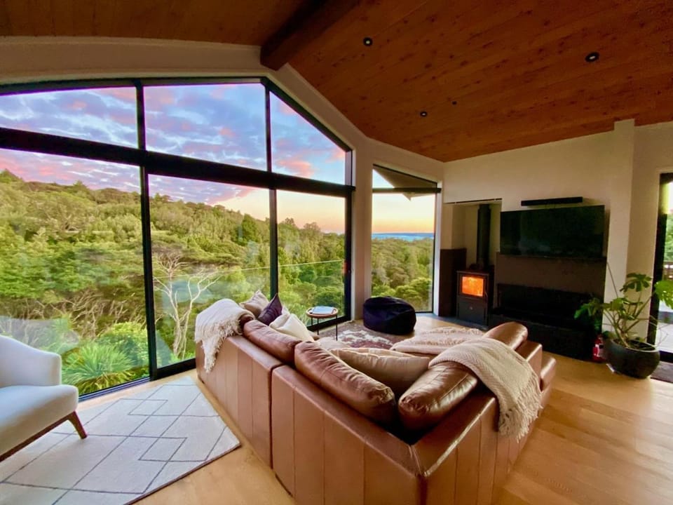 Natural landscape, Living room, Mountain view