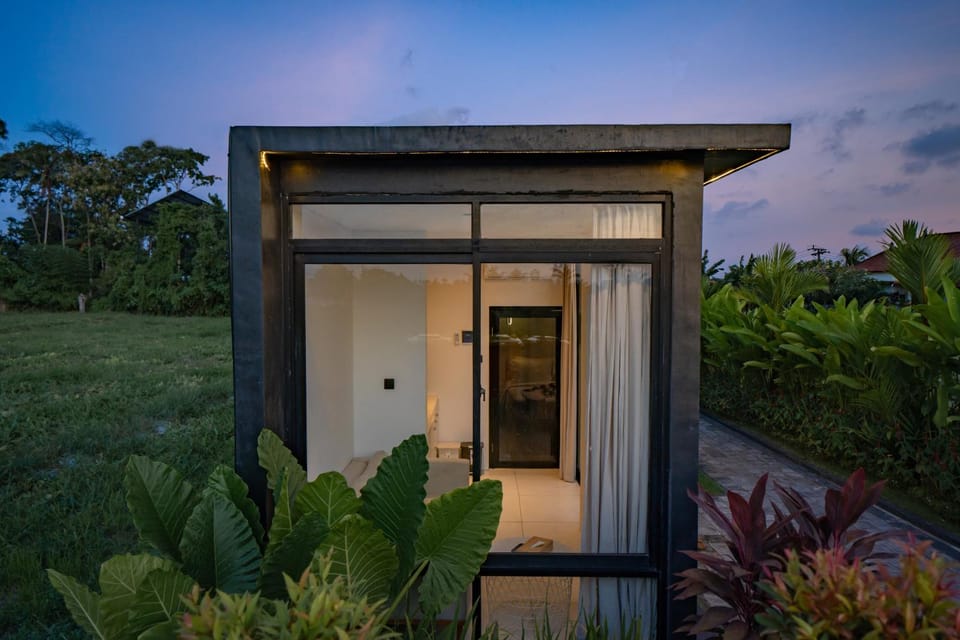 Property building, Sunset